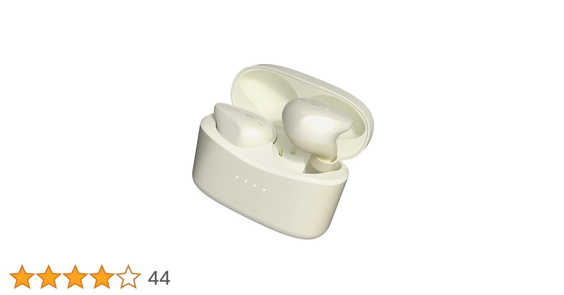 ラディウス　ワイヤレスイヤフォン Ne ホワイト 充電ケース付き ラディウス ワイヤレスイヤフォン Ne ホワイト 充電ケース付き